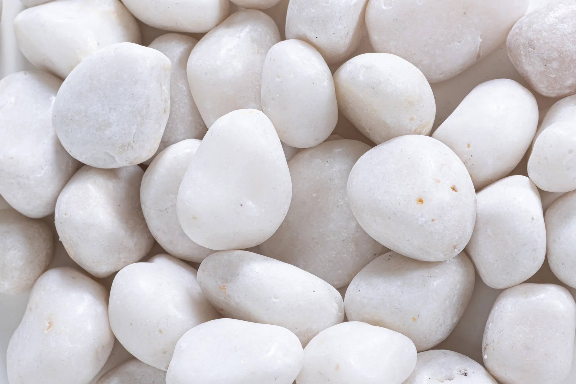 1 Pound of Polished White Rock - Image 5