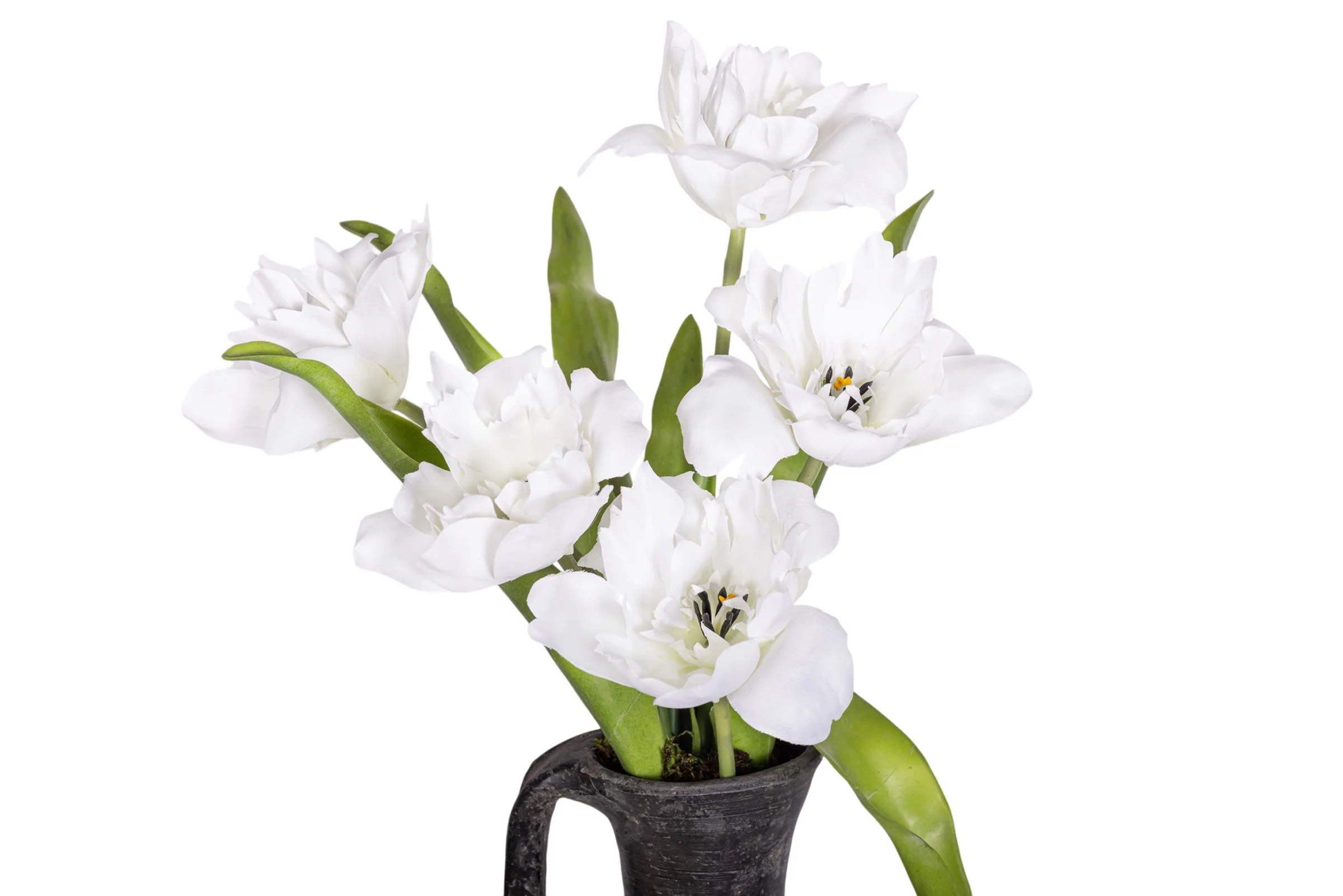 10" Laurel Vase with Tulip Arrangement AR1521 - Image 3