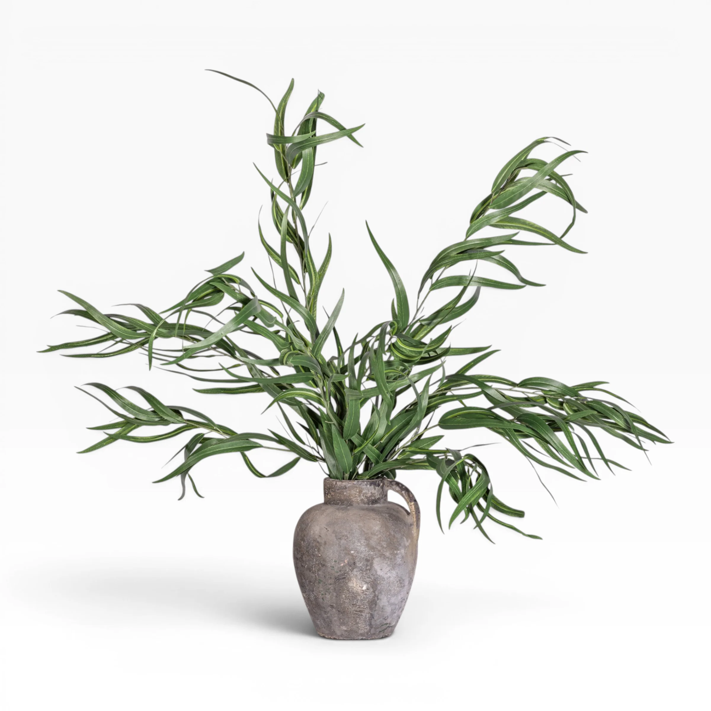 11" Wren Jug with Eucalyptus Arrangement AR1879