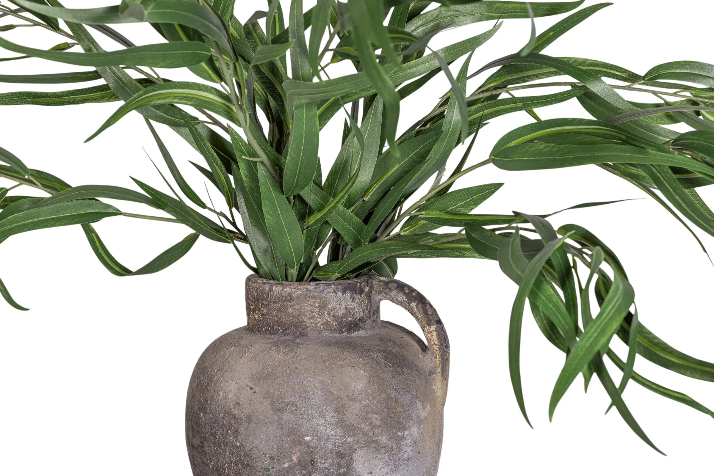 11" Wren Jug with Eucalyptus Arrangement AR1879 - Image 2