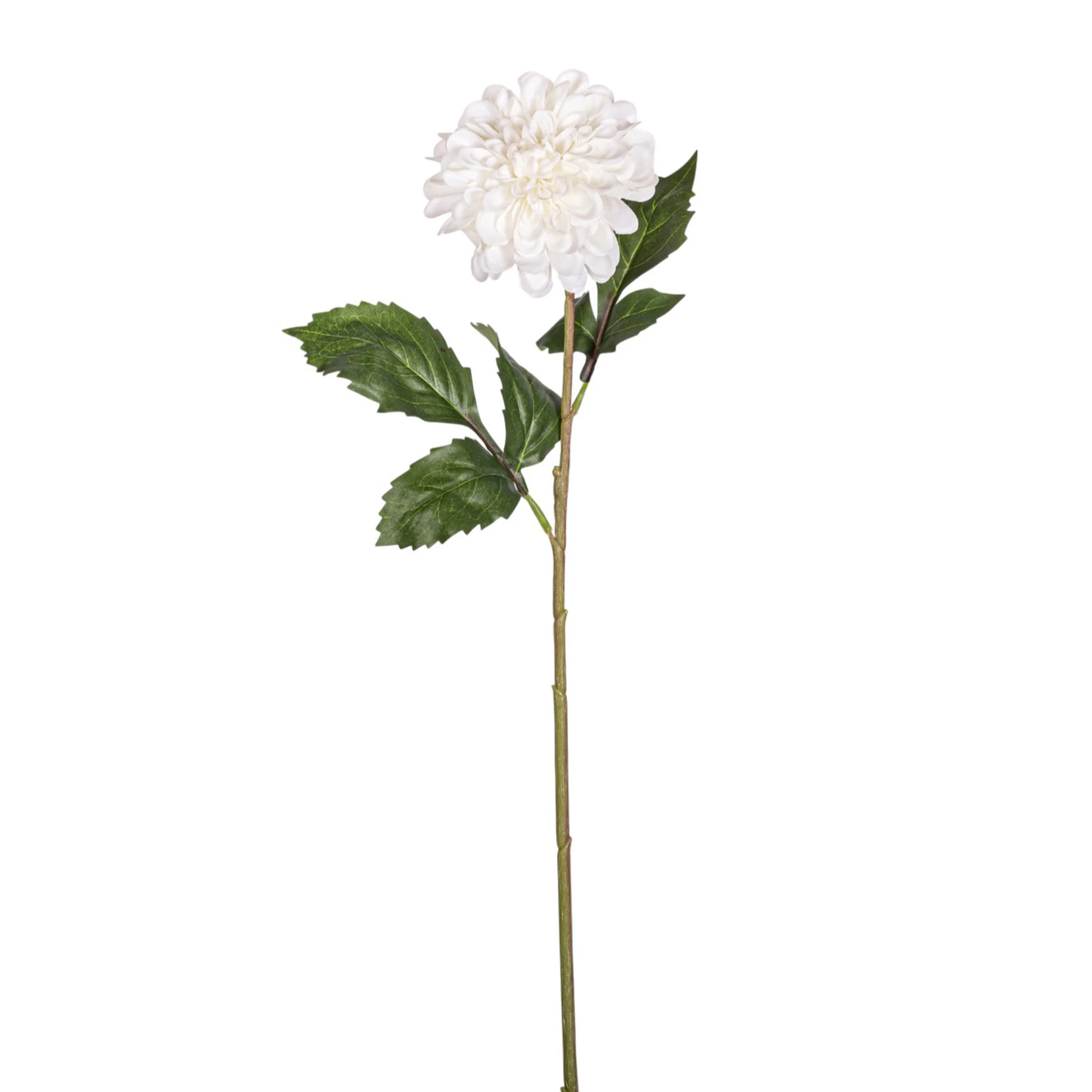 25.5" Real Touch Hillcrest Dahlia - White   FL1102 - Image 2