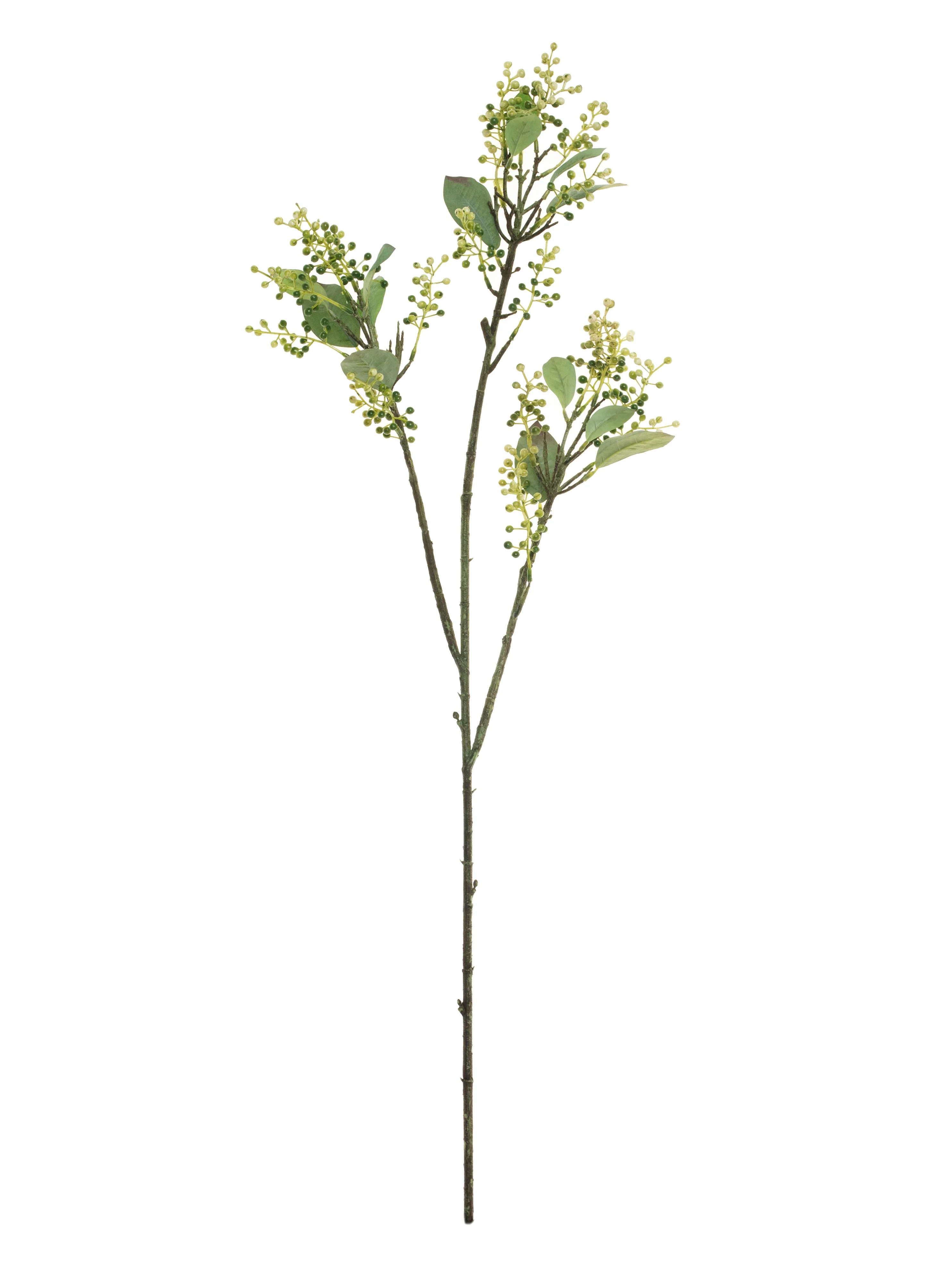 37" Lemon Leaf Branch White/Green ST1049