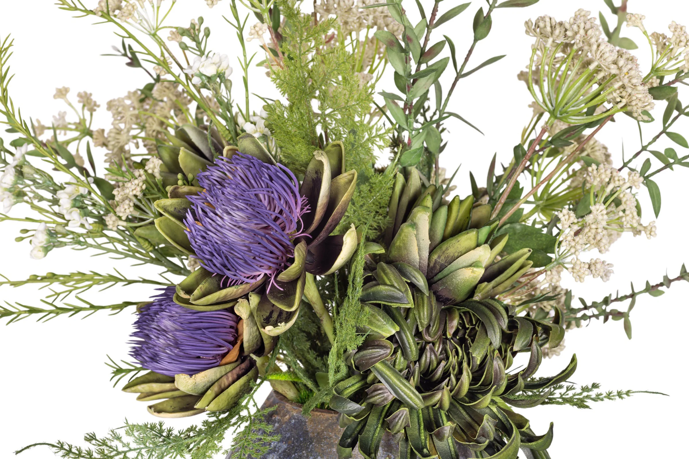7" Bodie Pot wth Artichoke Arrangement AR1921 - Image 4