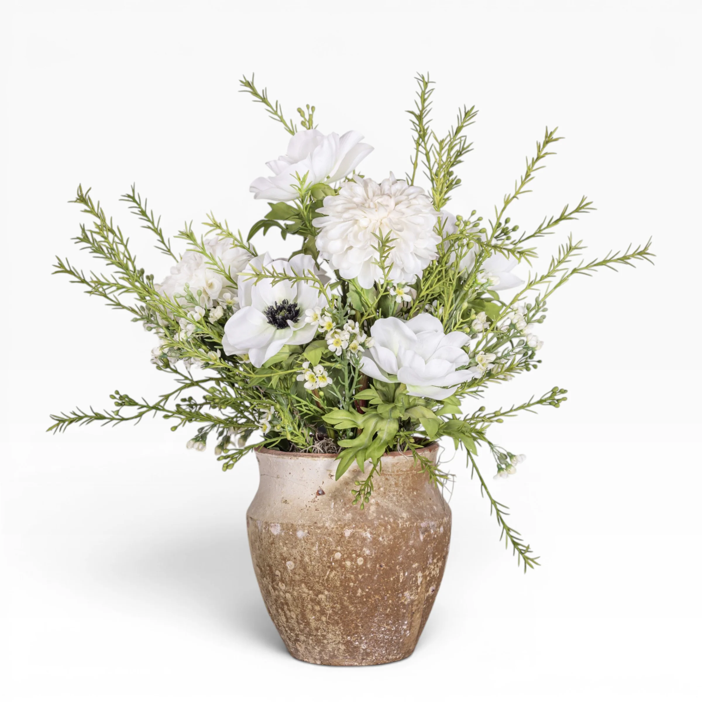 8" Titan Pot with Floral Arrangement AR1695