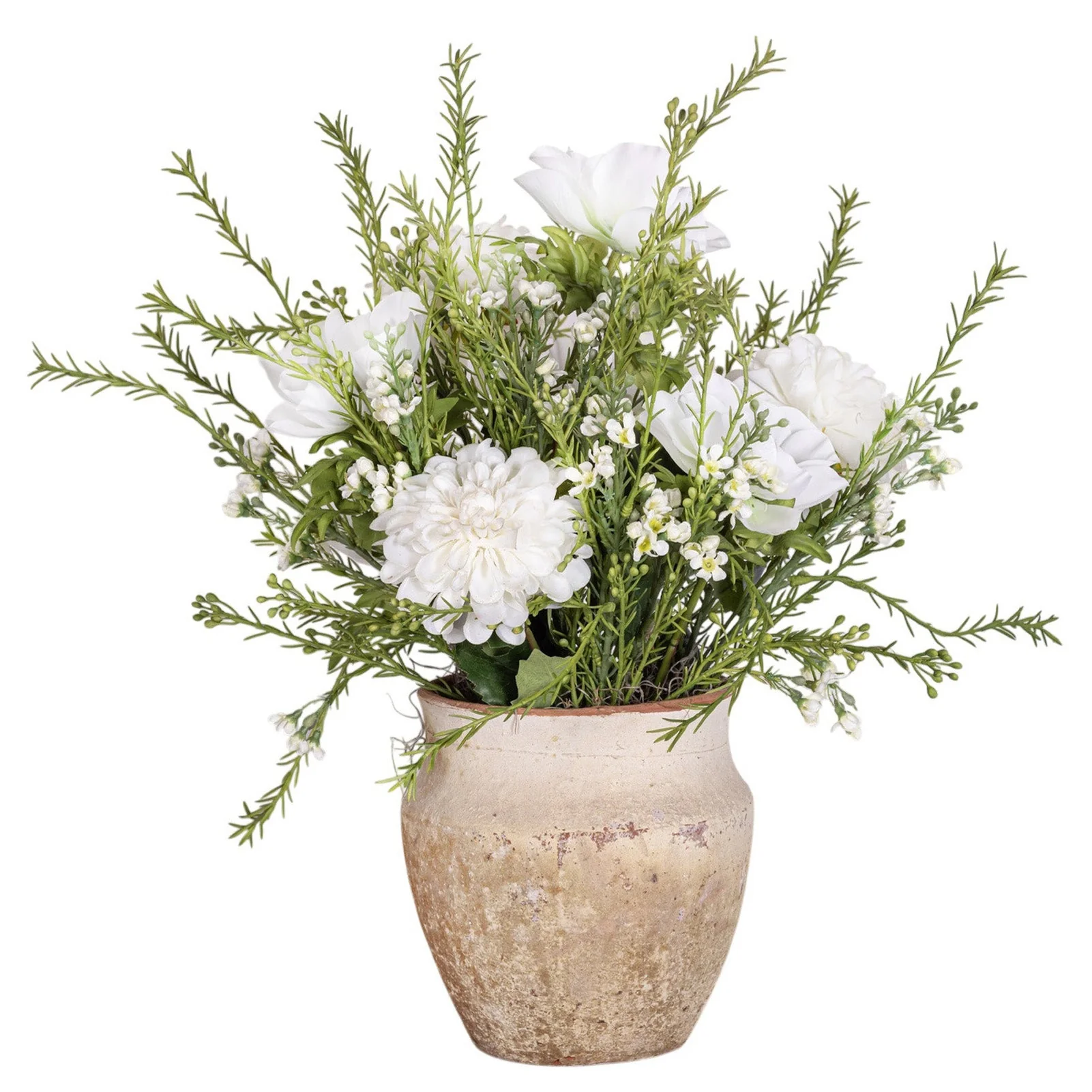 8" Titan Pot with Floral Arrangement AR1695 - Image 2
