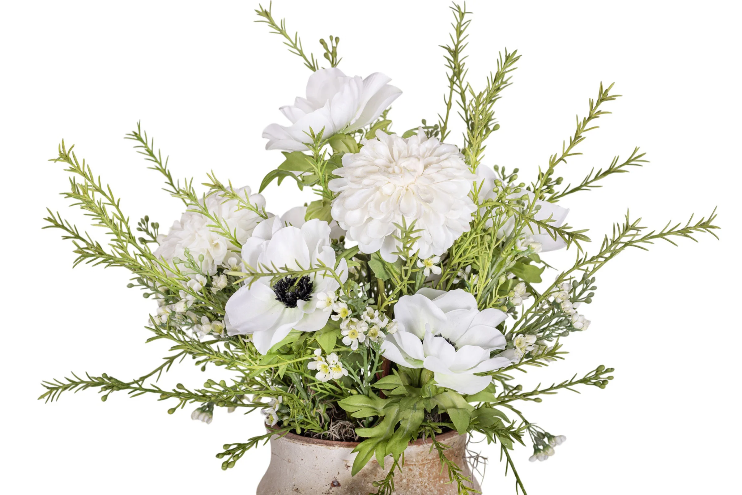 8" Titan Pot with Floral Arrangement AR1695 - Image 3