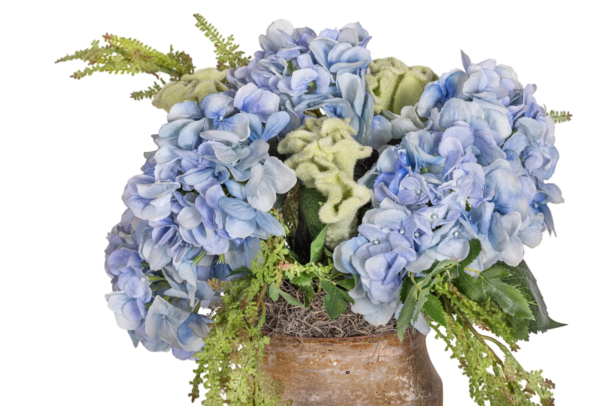 8" Titan Pot with Hydrangea Arrangement AR1554 - Image 4