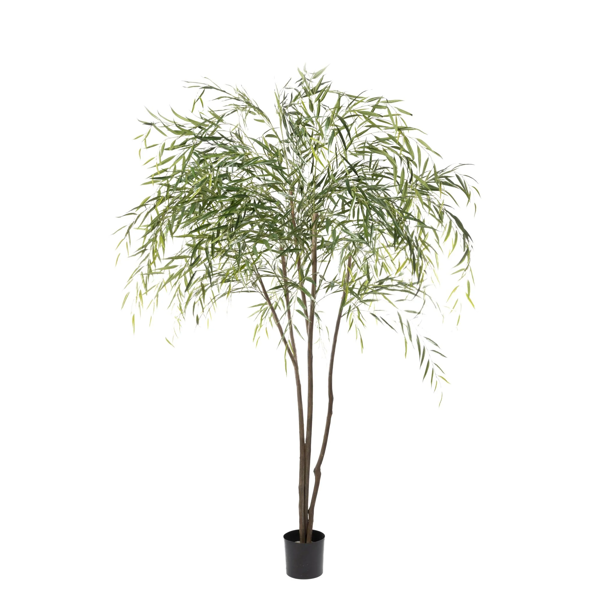 8' Weeping Willow Tree - UV Treated in Hannah Planter with Spanish Moss PC1302CN1437 - Image 3