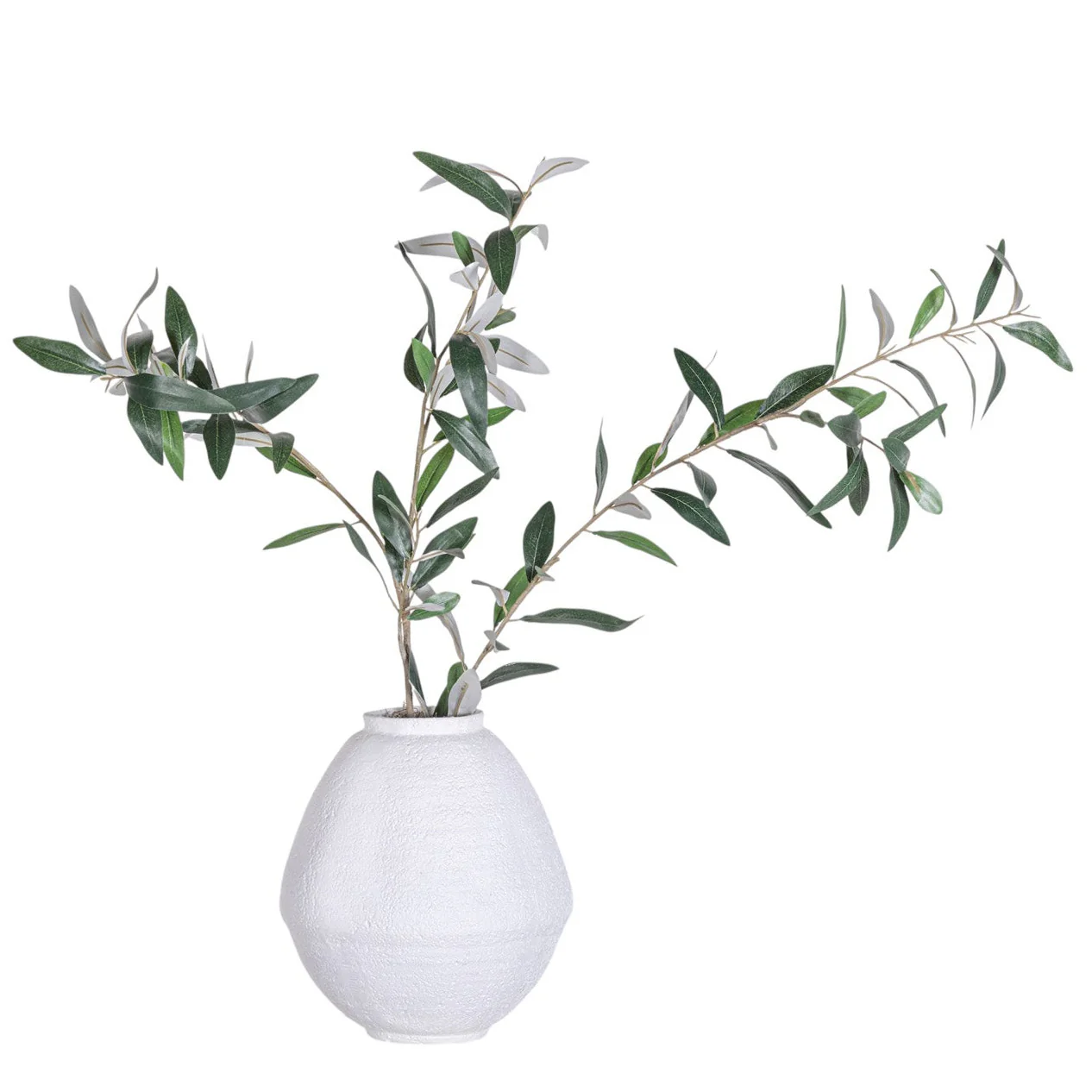 11" Jana Pot with Olive Branch Arrangement AR1325