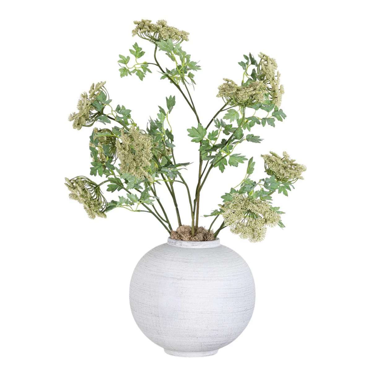 10" Tyler Vase with Queen Anne's Lace Arrangement AR1343
