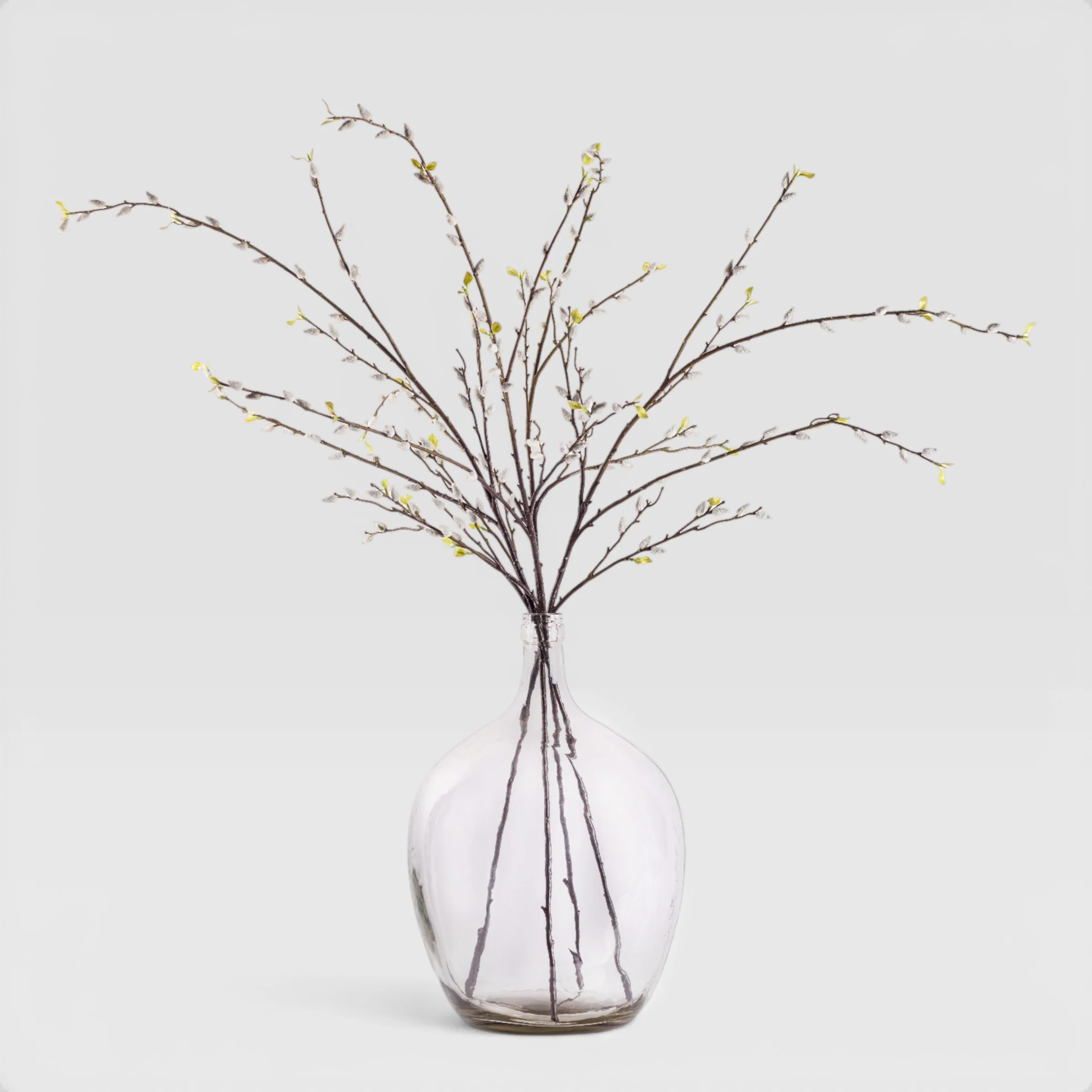 36" Luna Vase with Pussy Willow Arrangement AR1928