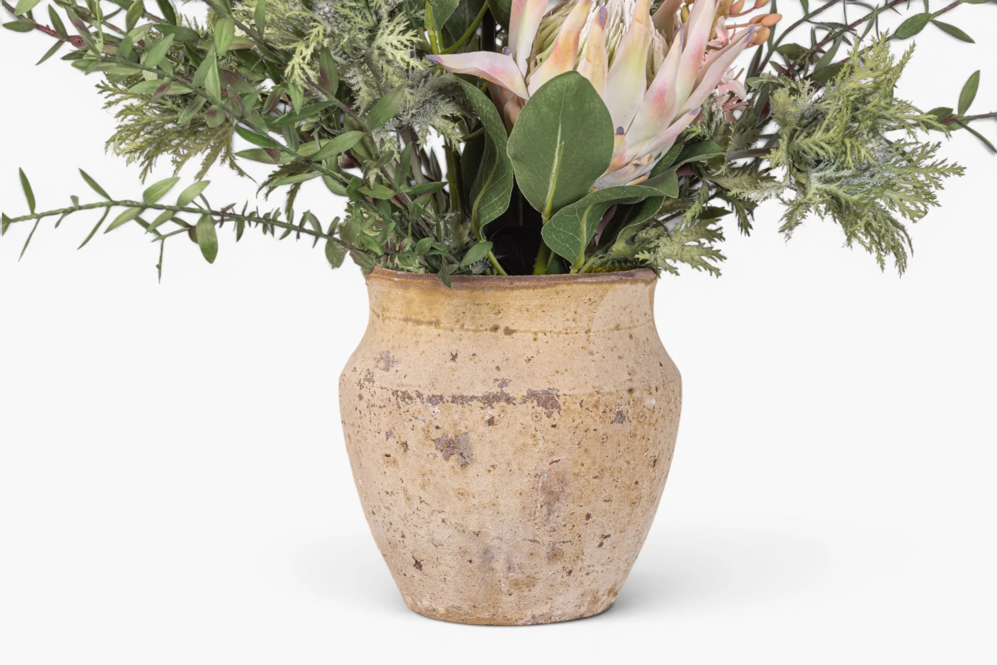 18" Titan Pot with Mixed Floral Arrangement AR1978 - Image 3