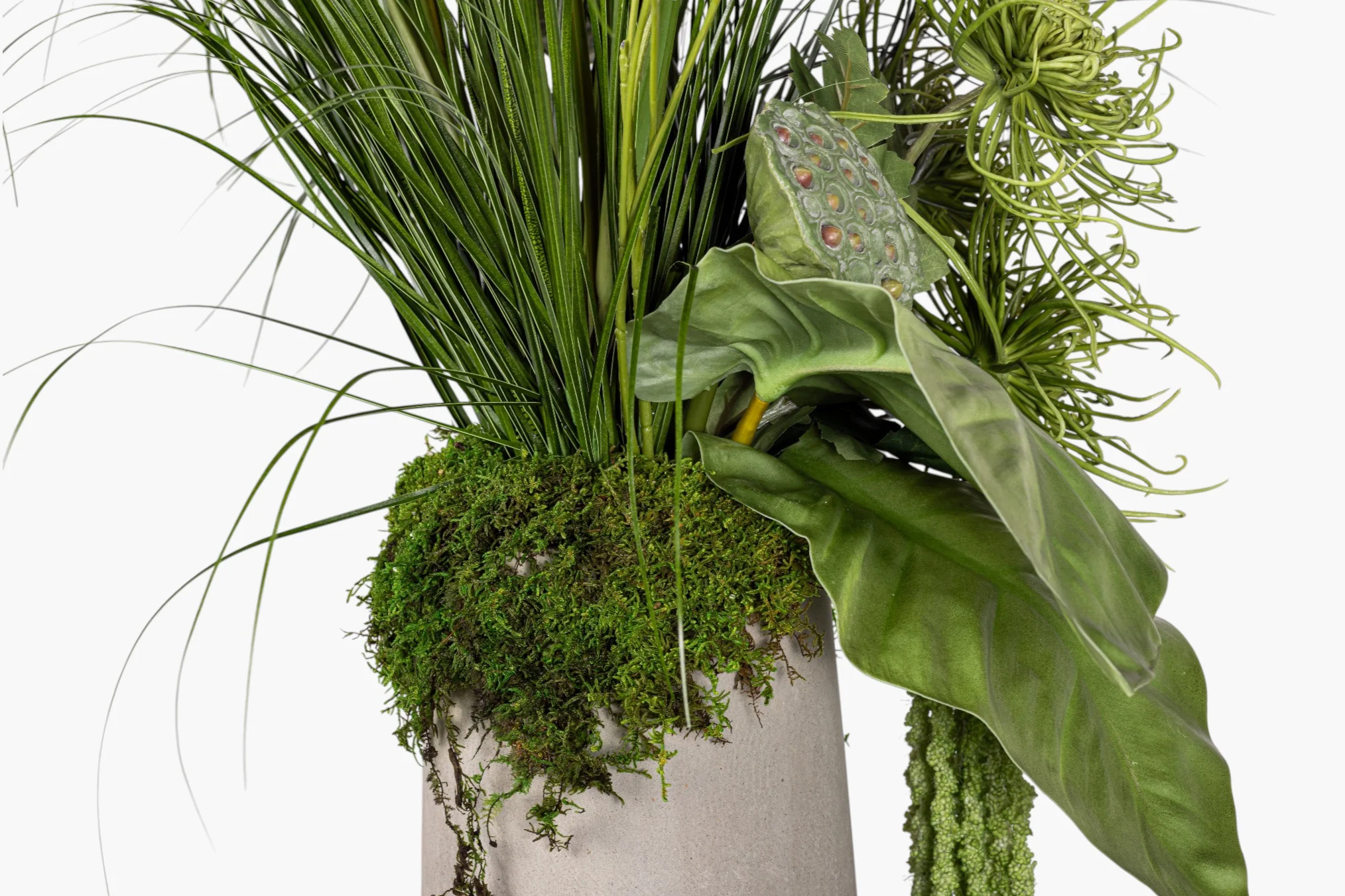 Newport Vase with Mixed Greenery Arrangement AR1982 - Image 4