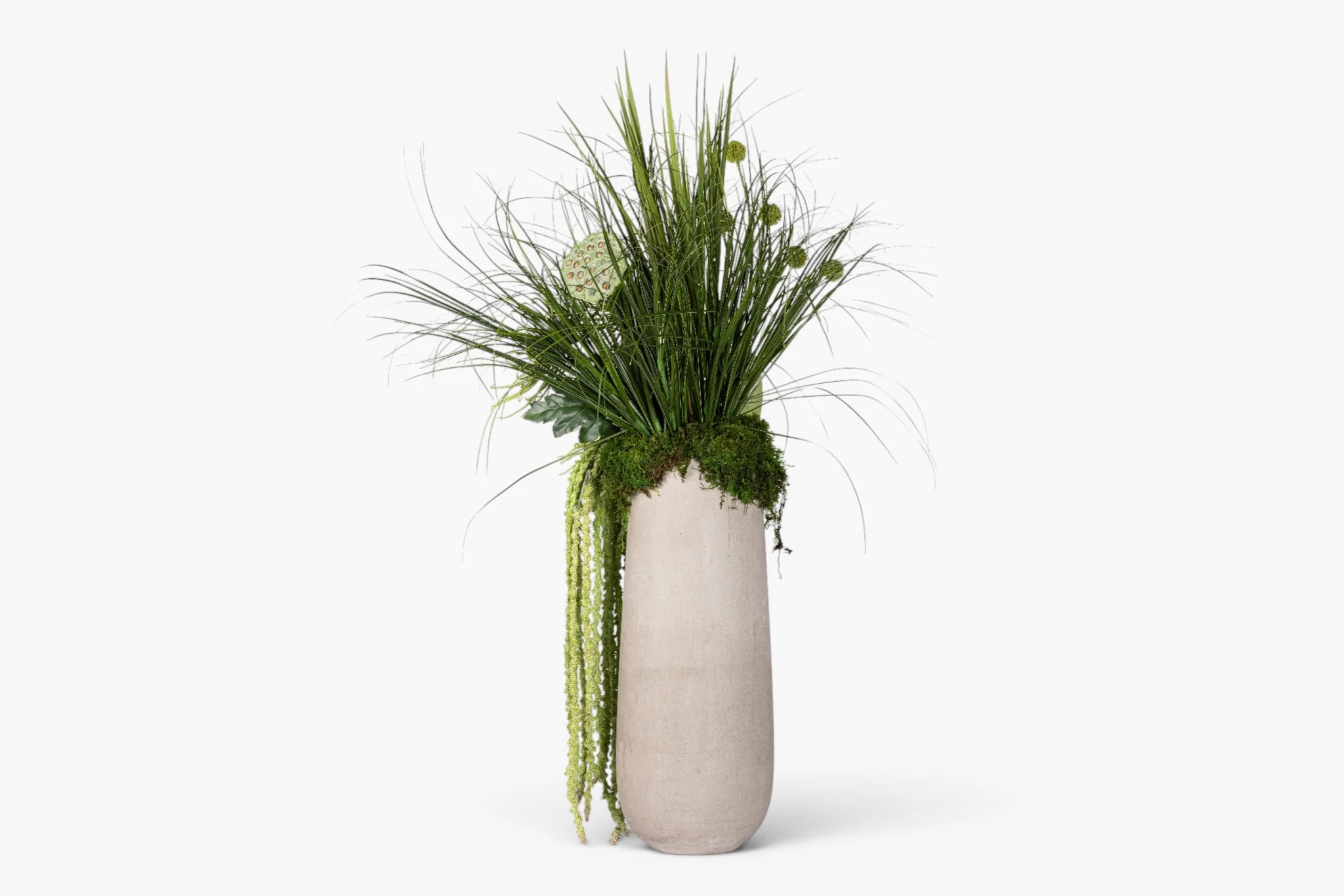 Newport Vase with Mixed Greenery Arrangement AR1982 - Image 5