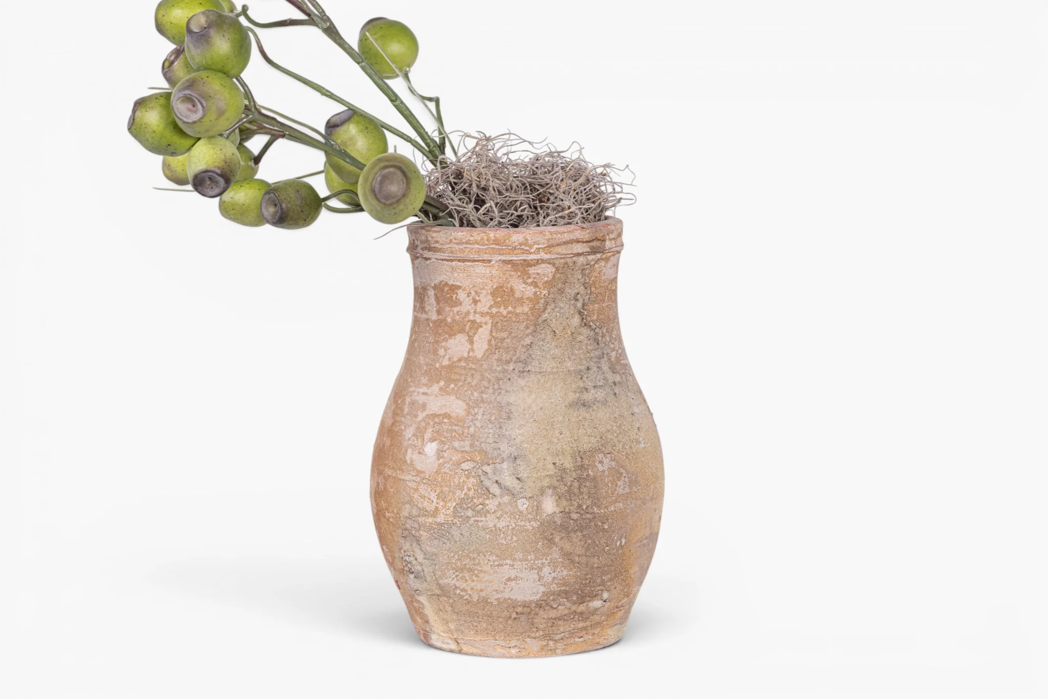 Rue Vase with Eucalyptus Seed Arrangement AR1984 - Image 3