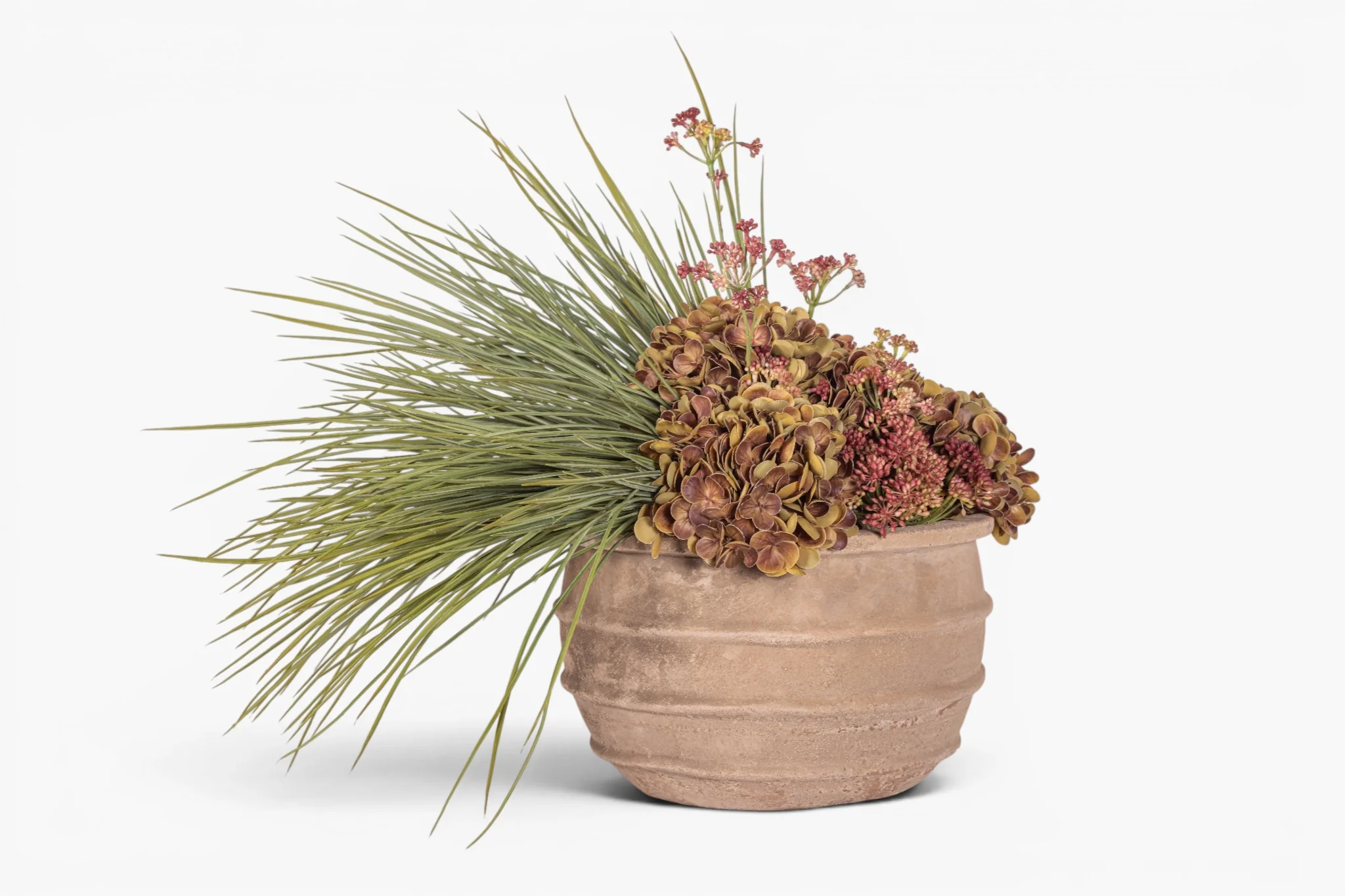 Enzo Bowl with Fall Hydrangea Arrangement AR1985 - Image 2