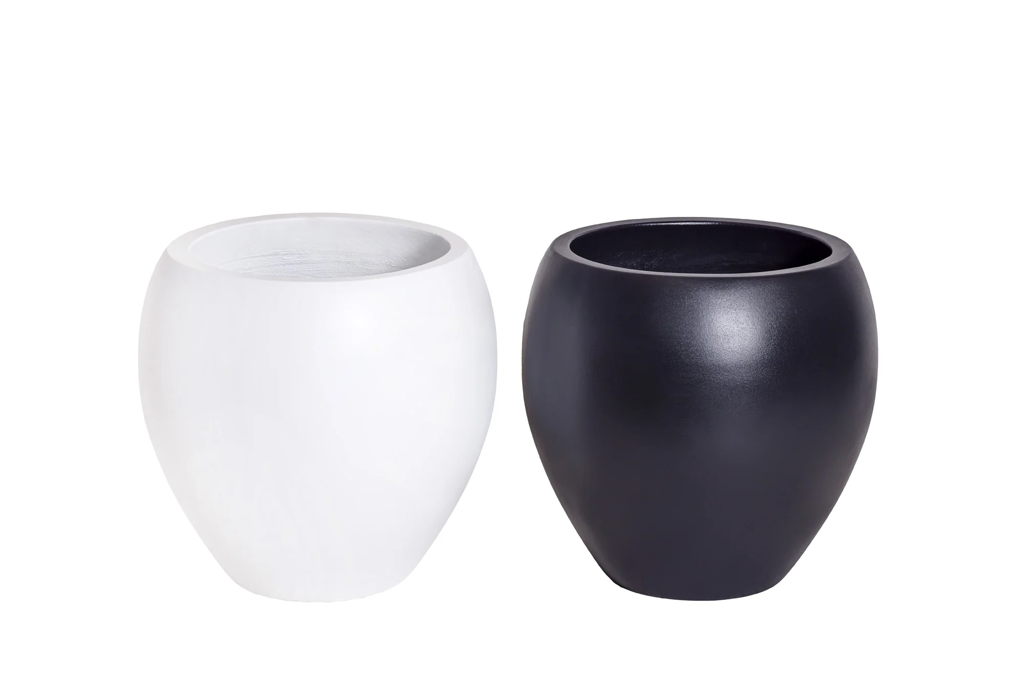 Mack Collection Black Concrete Pot CN1340 - Image 4