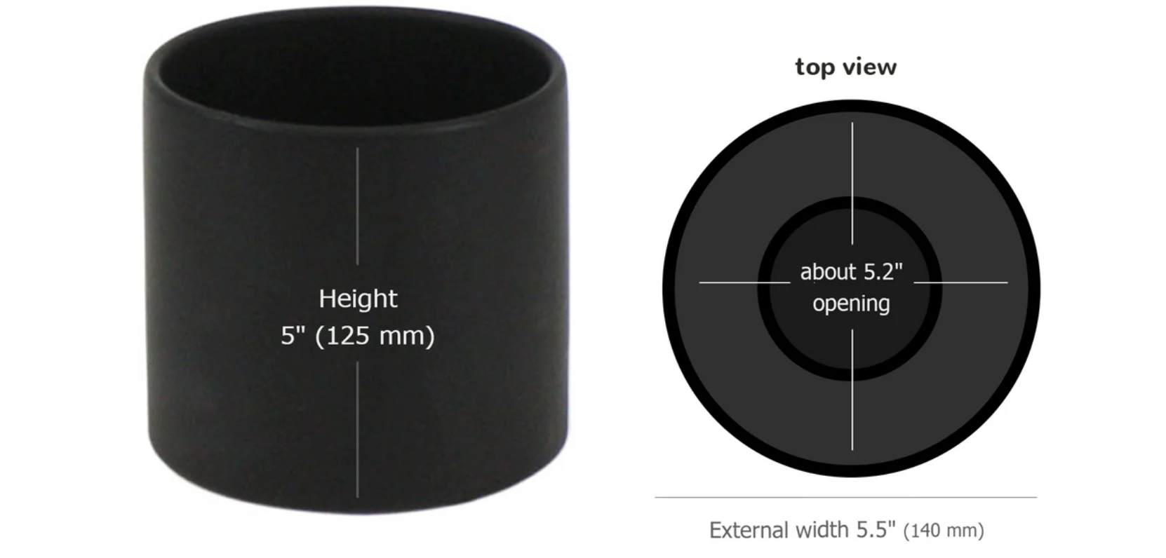 Harley Pot-Black Cylinder     CN1025 - Image 3