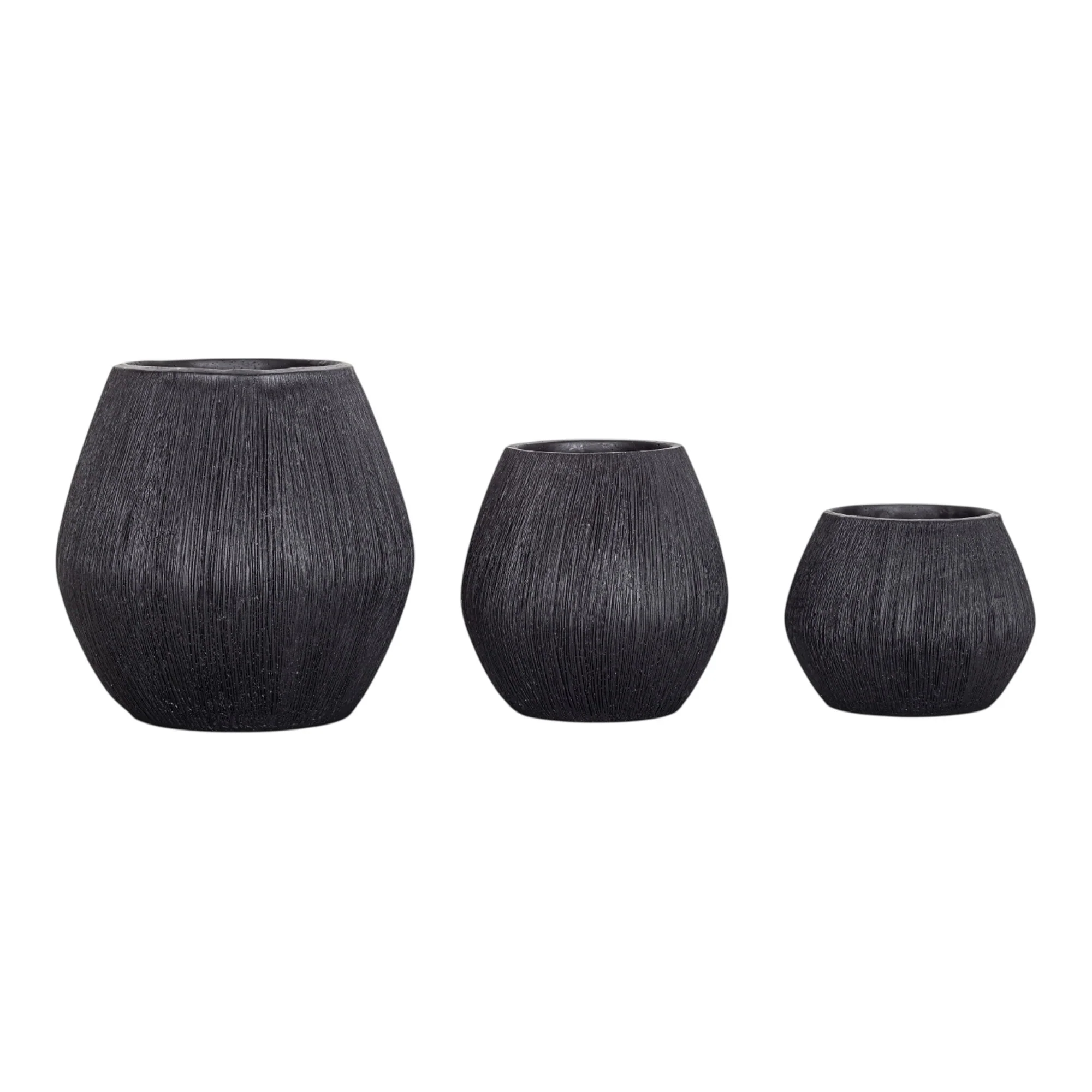 Ava Pot Collection Black CN1362
