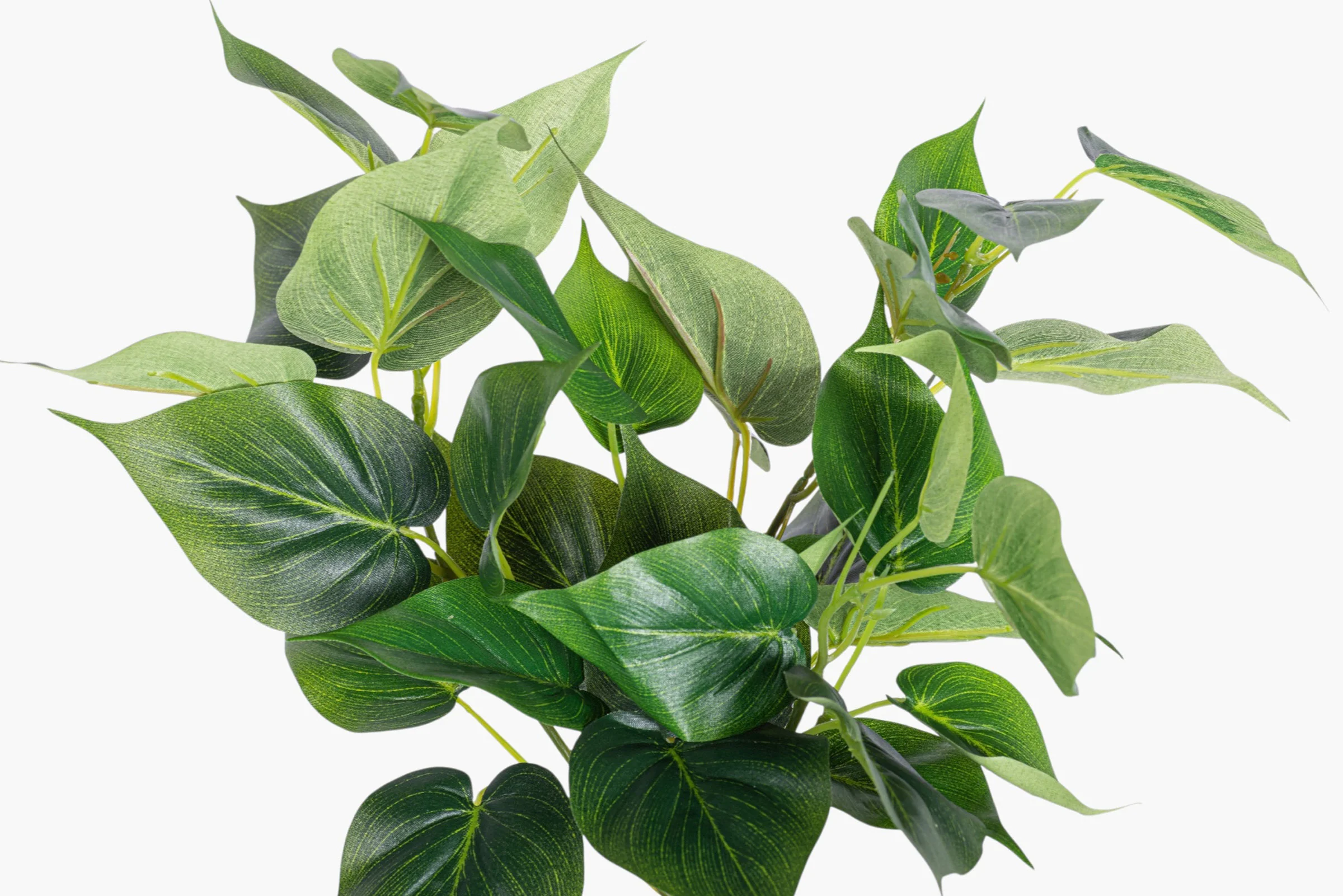 13" Philodendron Leaf Bush ST1256 - Image 2