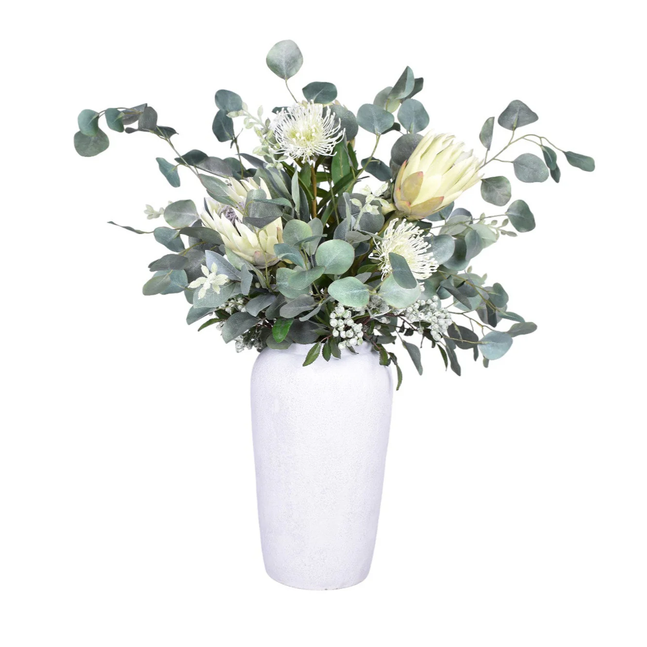 Large Tyberious Vase with Eucalyptus Arrangement AR1728
