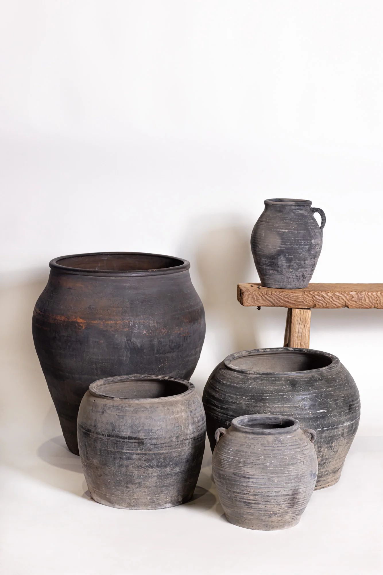 Vintage Clay Pot - Black Grey   CN1154 - Image 4
